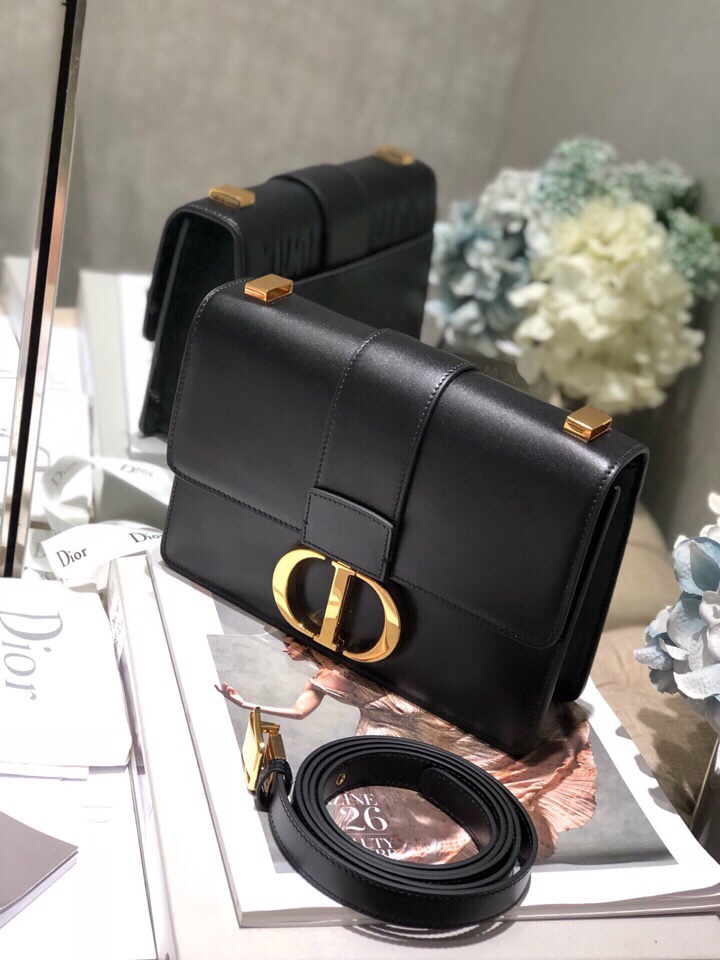 Wholesale Luxury Dior 30 Montaigne Bag Black Box Calfskin M9203Umos_M911 - Image 5