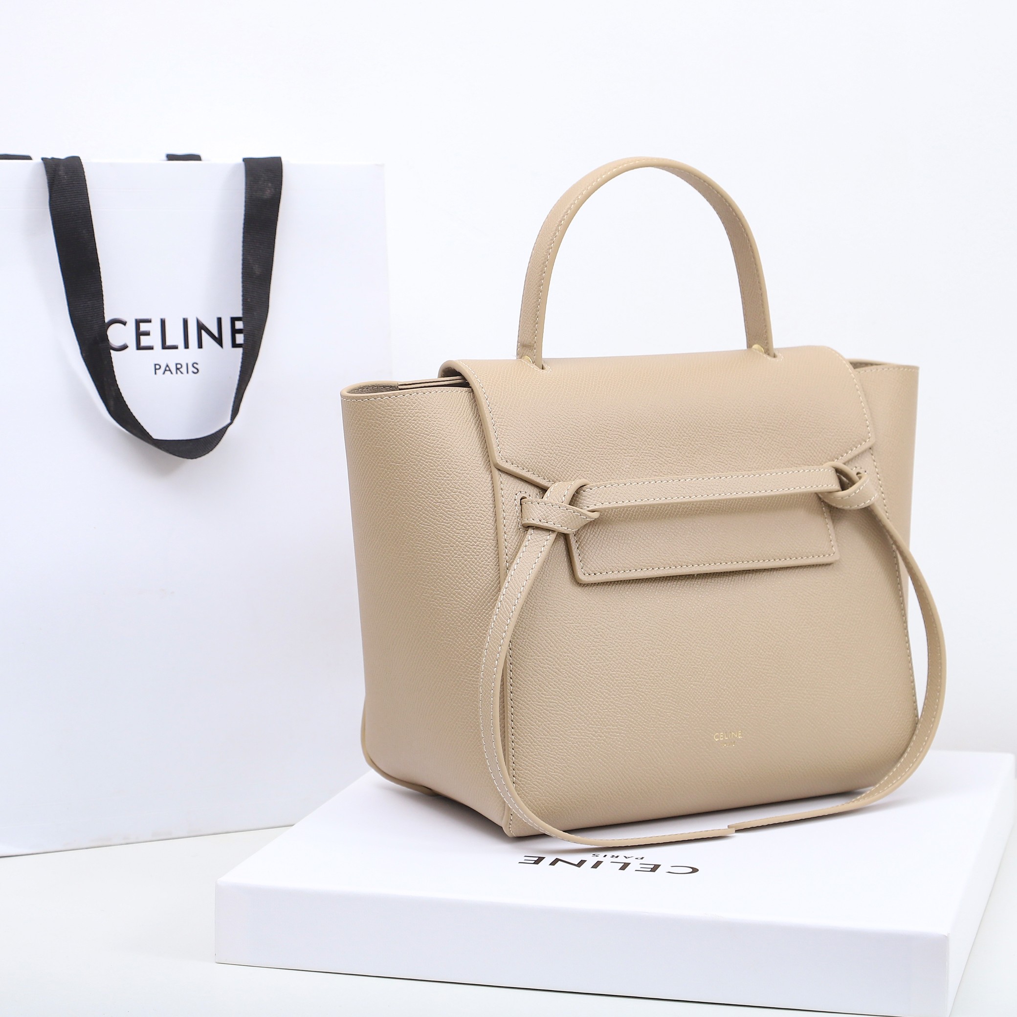 Wholesale Luxury Celine Luggage Handbag In Drummed Calfskin - Image 4