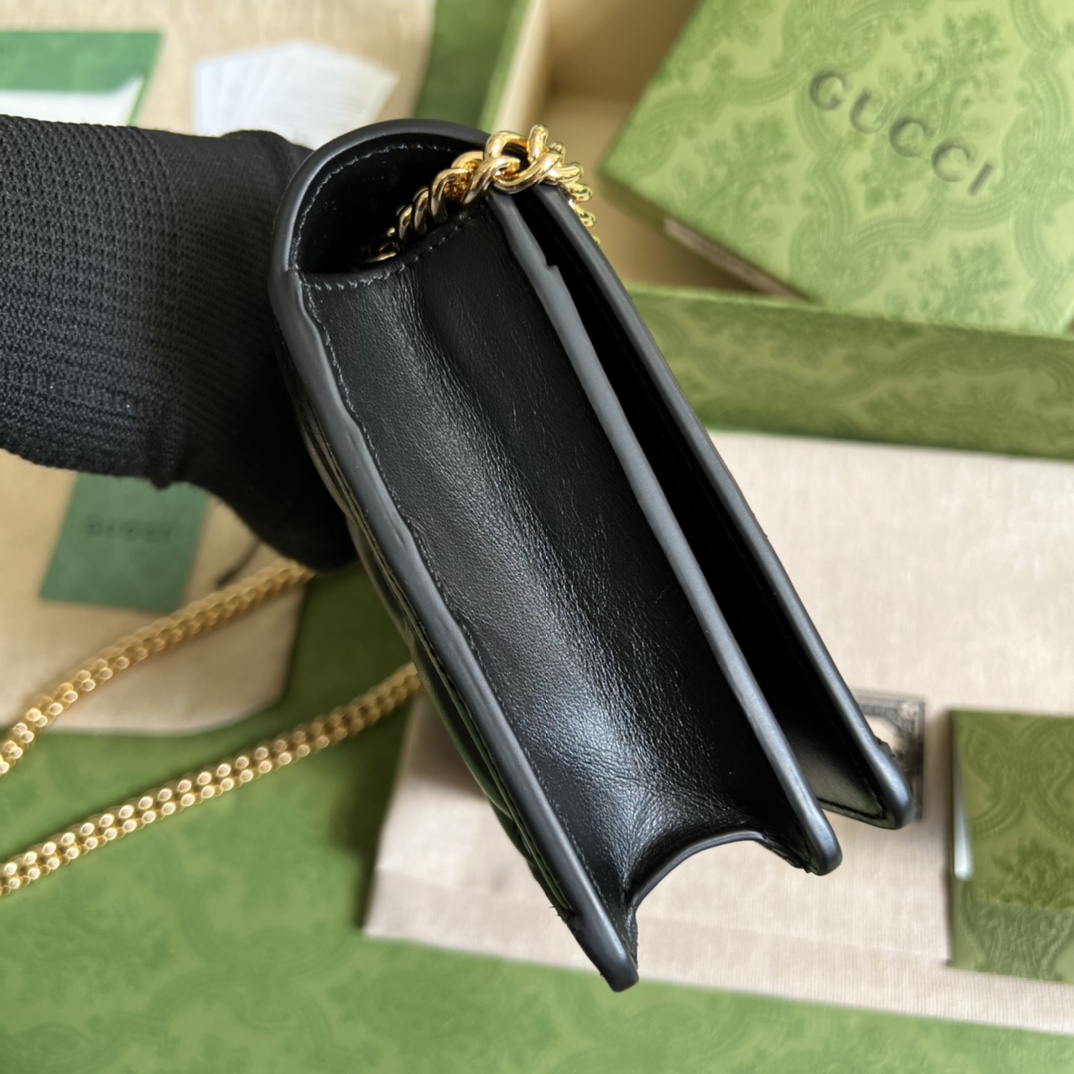 Wholesale Luxury Gucci Gg Matelasse Chain Wallet 723787 - Image 6