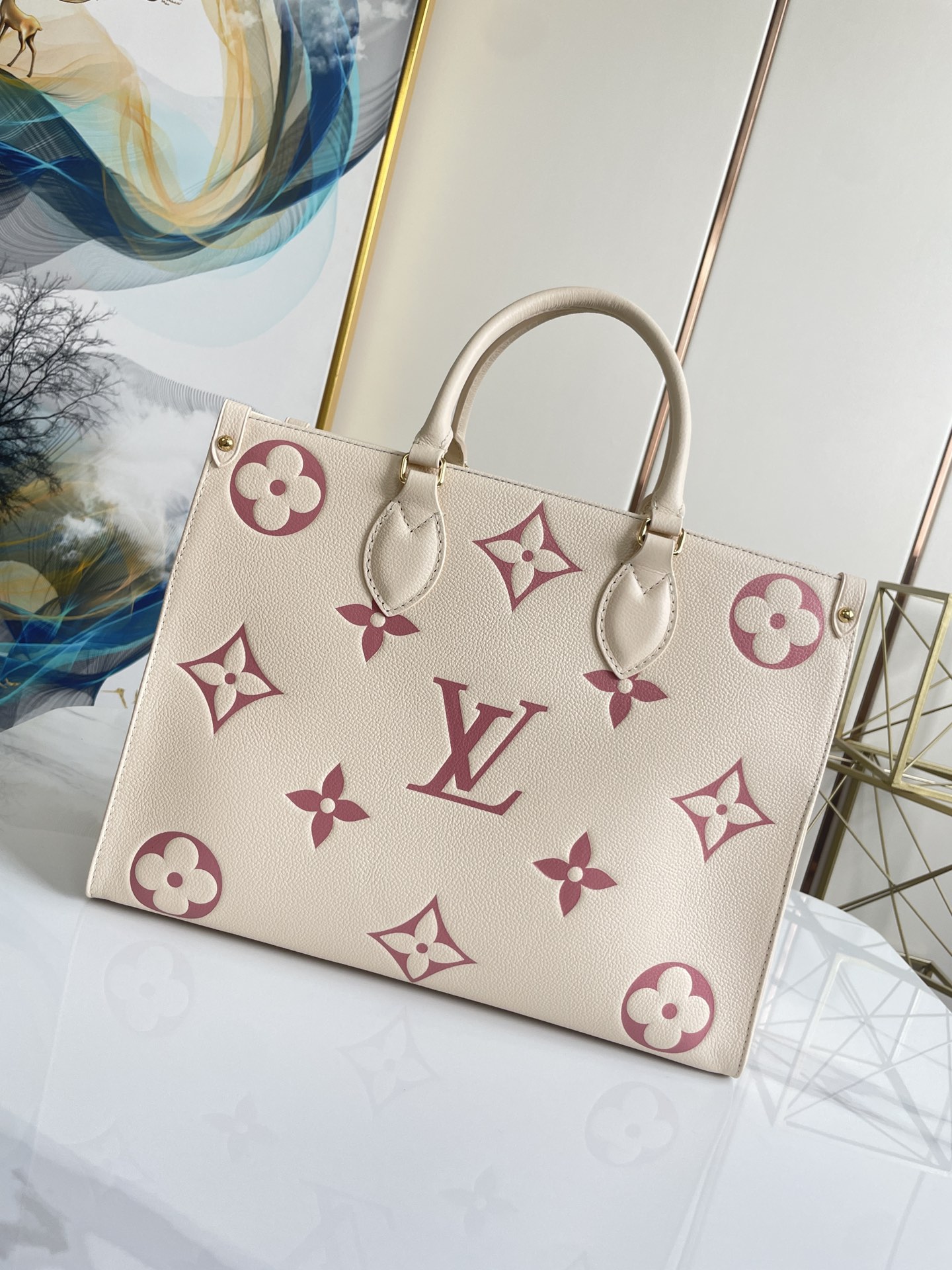 Wholesale Luxury Louis Vuitton Onthego Mm Tote Bag M21575