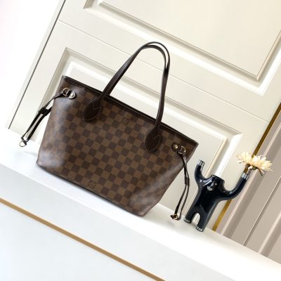 Wholesale Luxury Louis Vuitton Damier Ebene Neverfull Red Pm/Mm/Gm M41603