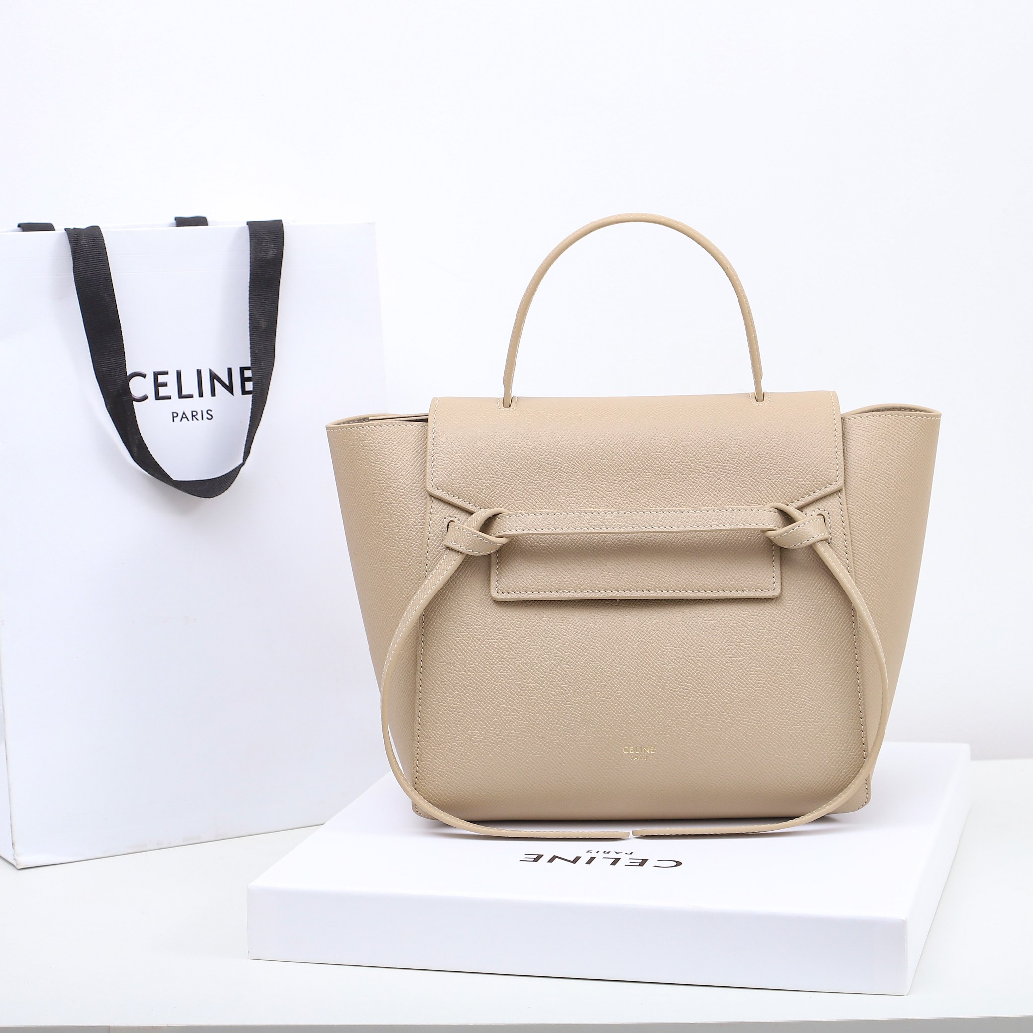 Wholesale Luxury Celine Luggage Handbag In Drummed Calfskin - Image 7