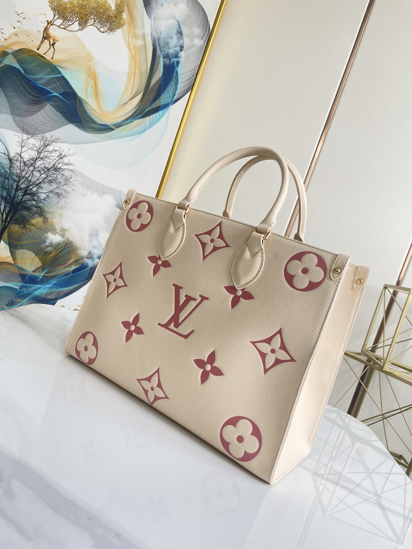 Wholesale Luxury Louis Vuitton Onthego Mm Tote Bag M21575 - Image 9