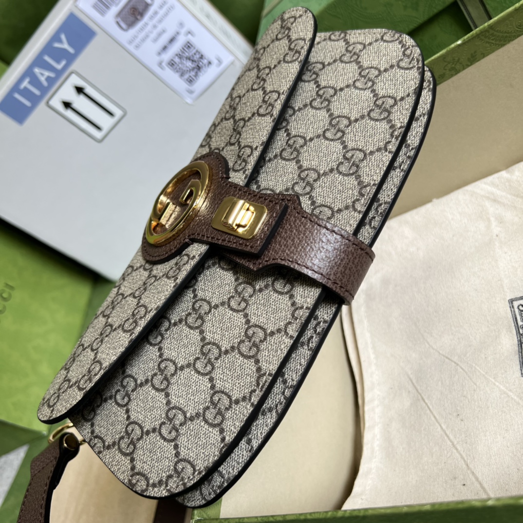 Wholesale Luxury Gucci Blondie Belt Bag Gg Supreme Canvas 718154 - Image 6