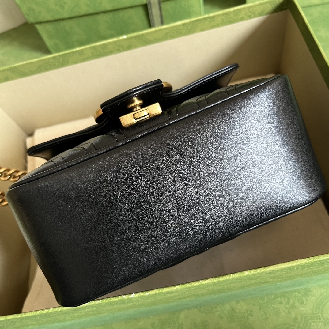 Wholesale Luxury Gucci Marmont Gg Black 739682 - Image 9