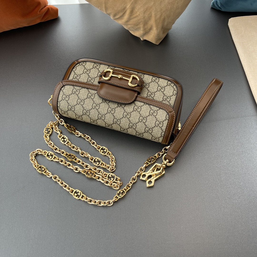 Wholesale Luxury Gucci Horsebit 1955 Shoulder Bag 735178 2Tcg8563 - Image 7