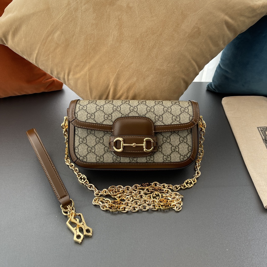 Wholesale Luxury Gucci Horsebit 1955 Shoulder Bag 735178 2Tcg8563 - Image 6