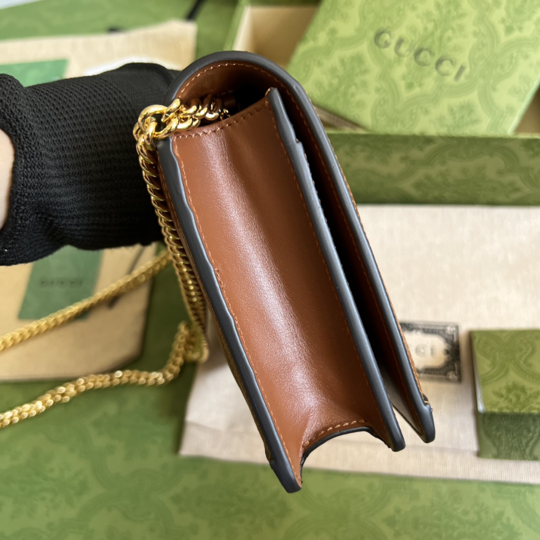 Wholesale Luxury Gucci Gg Matelasse Chain Wallet 723788 - Image 6