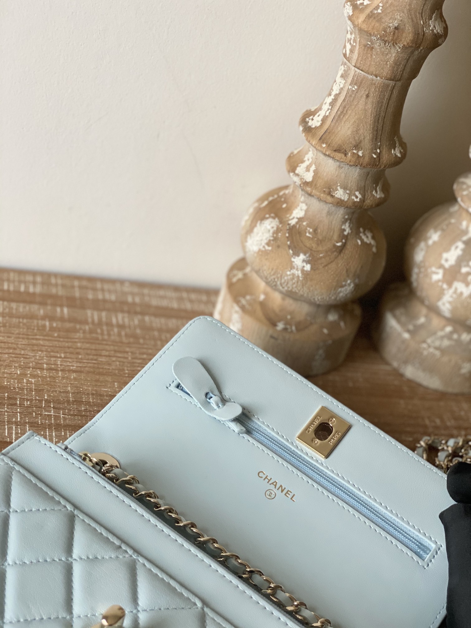 Wholesale Luxury Chanel Wallet On Chain Cloud Blue Ap1450 - Image 5