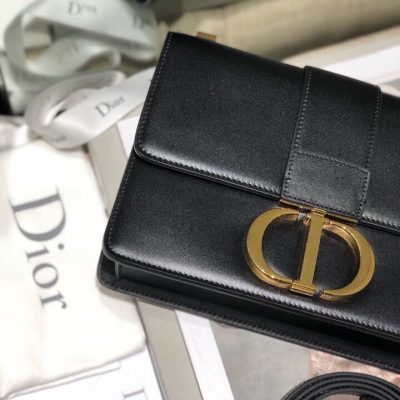 Alternative view of Wholesale Luxury Dior 30 Montaigne Bag Black Box Calfskin M9203Umos_M911