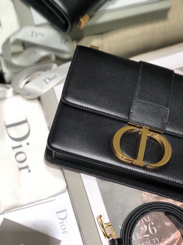 Wholesale Luxury Dior 30 Montaigne Bag Black Box Calfskin M9203Umos_M911 - Image 2