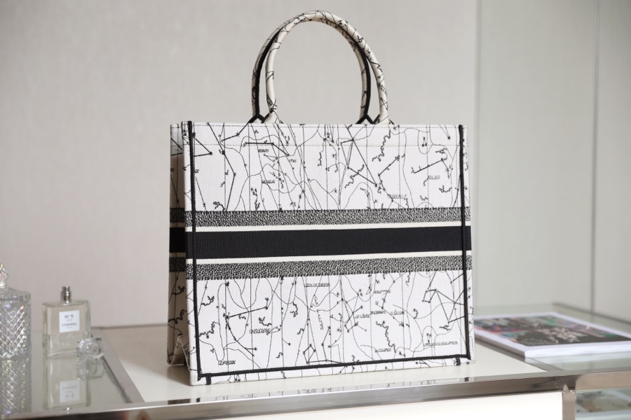 Wholesale Luxury Dior Book Tote Pink Toile De Jouy Embroidery - Image 5