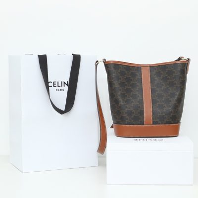 Wholesale Luxury Celine Medium Bucket In Triomphe
