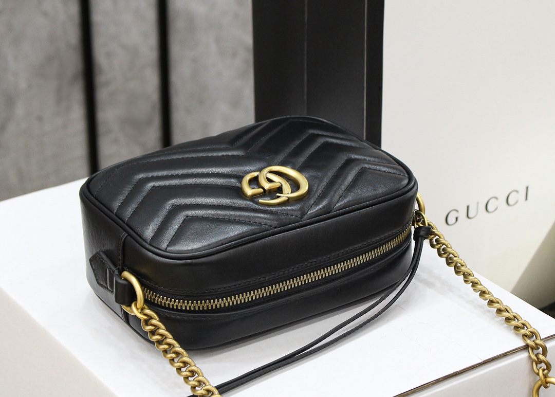 Wholesale Luxury Gucci Gg Marmont Matelasse Mini Bag 448065 - Image 5