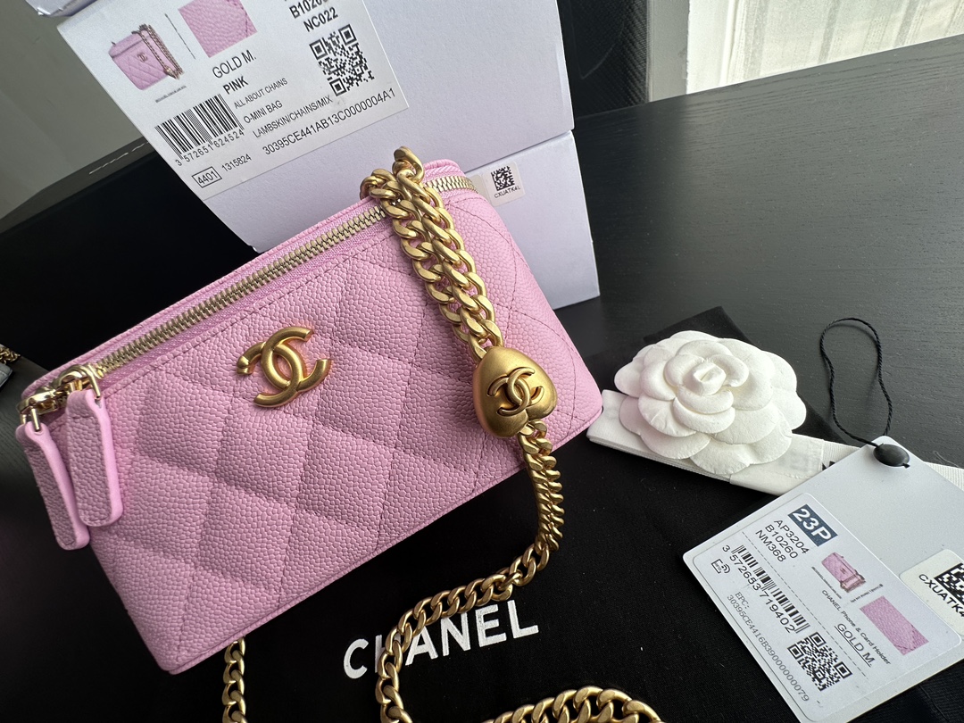 Wholesale Luxury Chanel Vanity Case Pink Ap3204 - Image 6