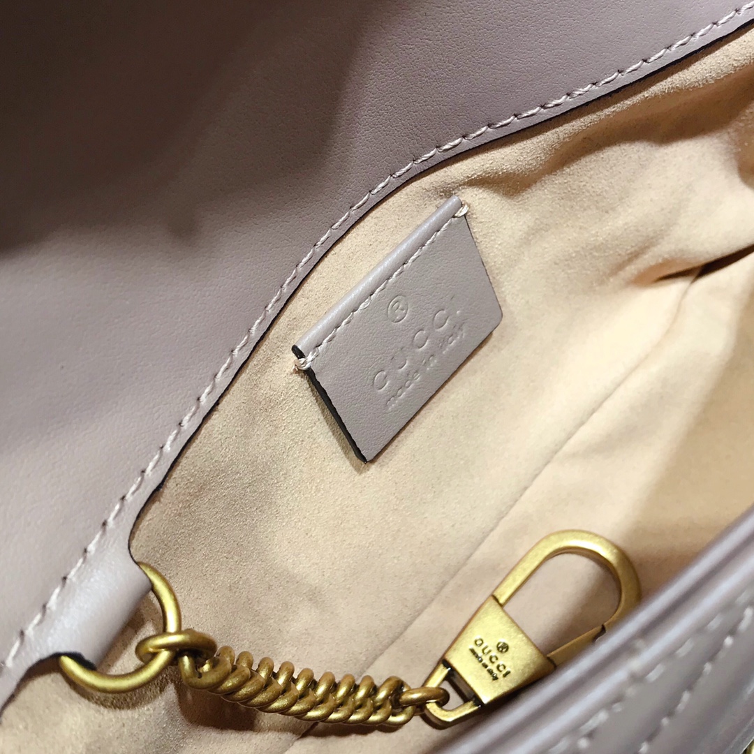Wholesale Luxury Gucci Gg Marmont Matelasse Super Mini Bag Light Purple 476433 - Image 3