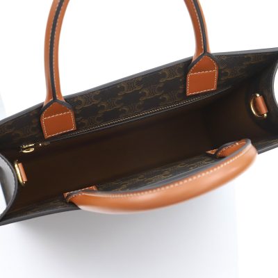 Alternative view of Wholesale Luxury Celine Small Cabas Vertical In Triomphe Canvas