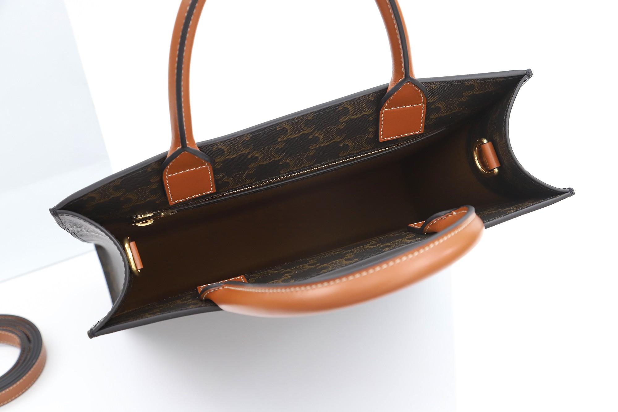 Wholesale Luxury Celine Small Cabas Vertical In Triomphe Canvas - Image 2