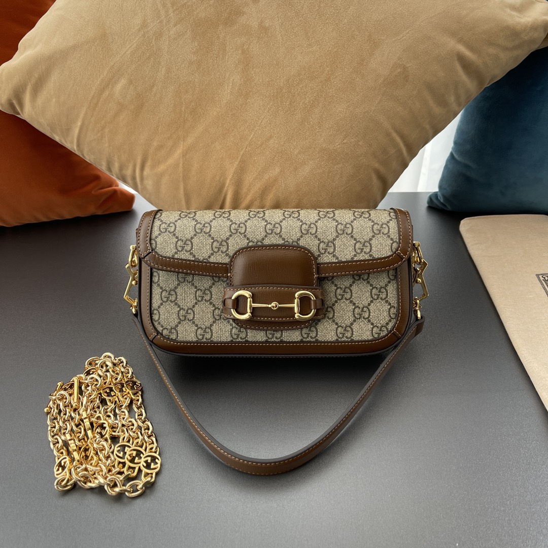 Wholesale Luxury Gucci Horsebit 1955 Shoulder Bag 735178 2Tcg8563 - Image 8