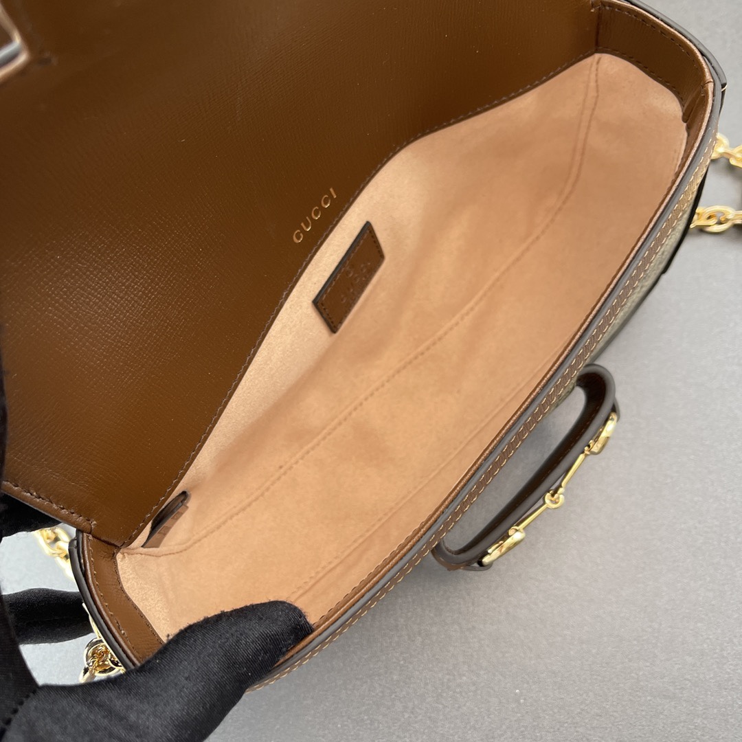 Wholesale Luxury Gucci Horsebit 1955 Shoulder Bag 735178 2Tcg8563 - Image 3