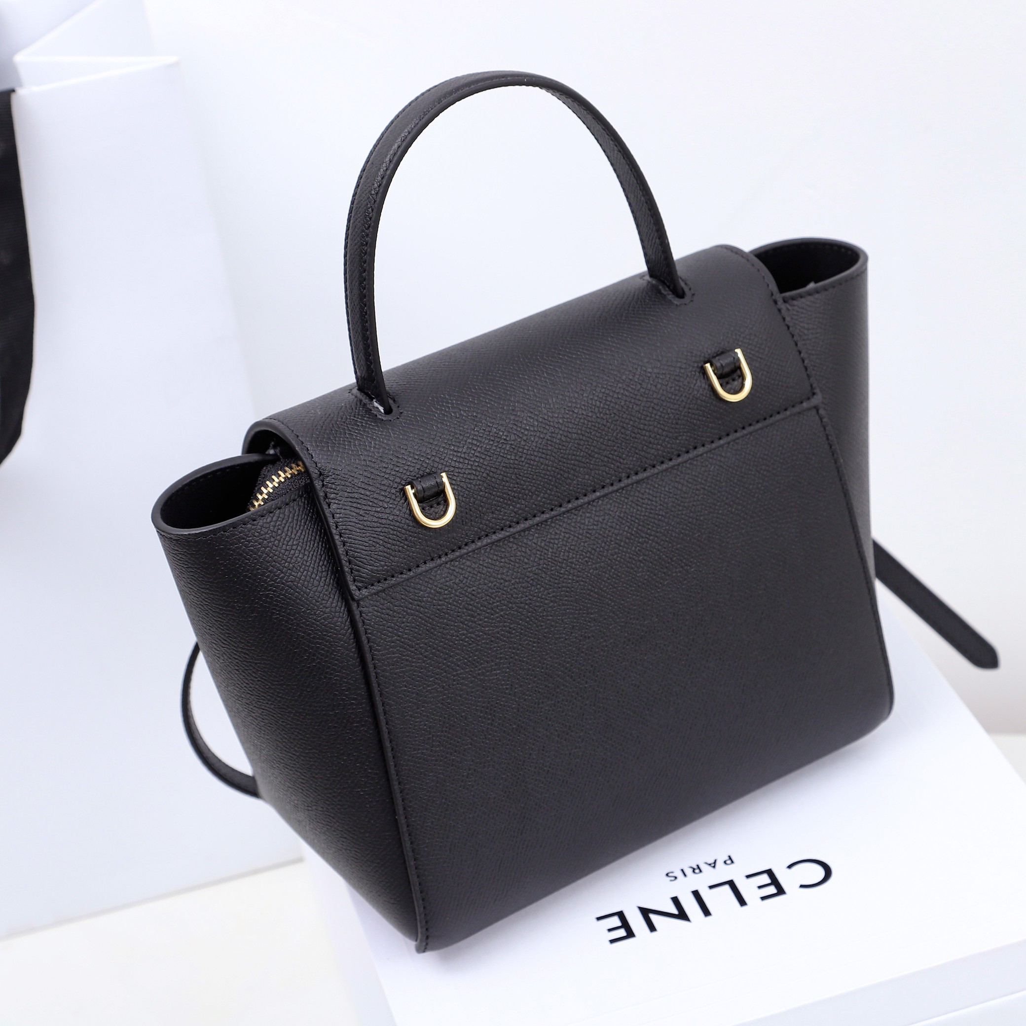 Wholesale Luxury Celine Luggage Handbag In Drummed Calfskin 189143 - Image 4