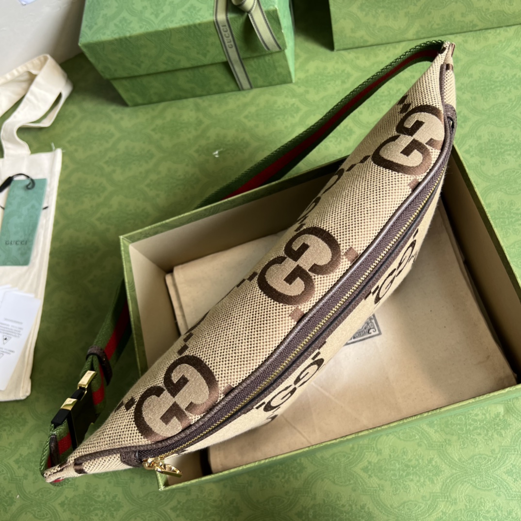 Wholesale Luxury Gucci Jumbo Belt Bag 696031 Brown - Image 4