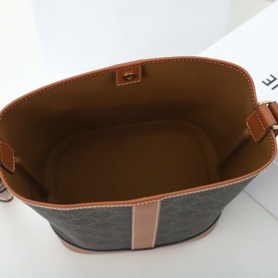 Alternative view of Wholesale Luxury Celine Medium Bucket In Triomphe