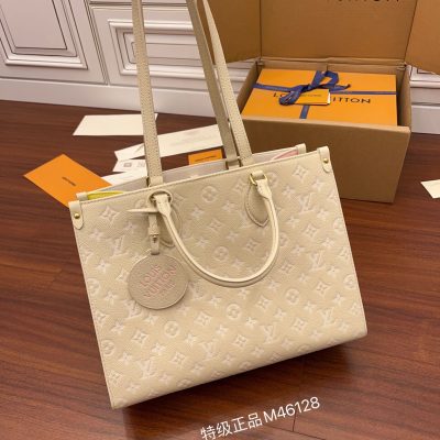 Wholesale Luxury Louis Vuitton Onthego Mm Rose Beige M46128