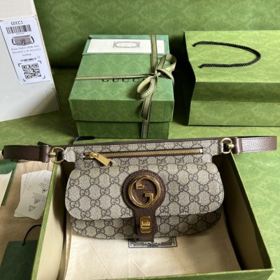 Wholesale Luxury Gucci Blondie Belt Bag Gg Supreme Canvas 718154