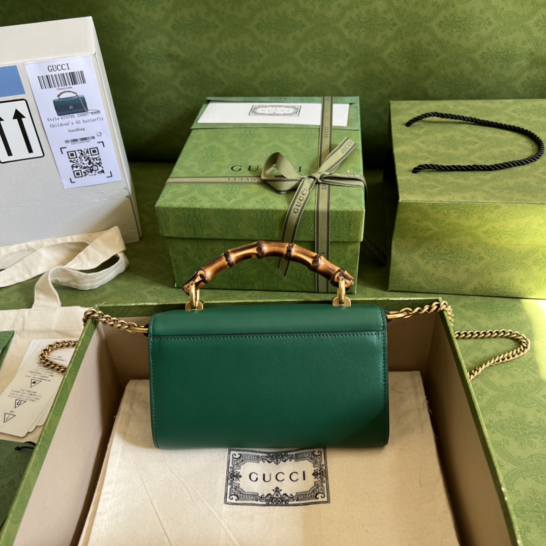 Wholesale Luxury Gucci Gg Small Top Handle Bag With Bamboo - Image 6