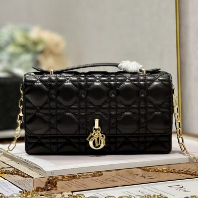 Wholesale Luxury Dior Miss Mini Bag Black Cannage Lambskin S0980Onmj_M900