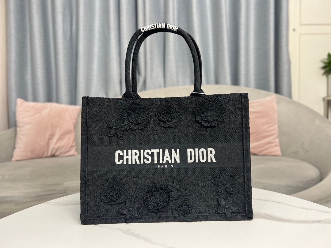 Wholesale Luxury Dior Book Tote Medium D-Lace Macrame M1296Zeax_M911