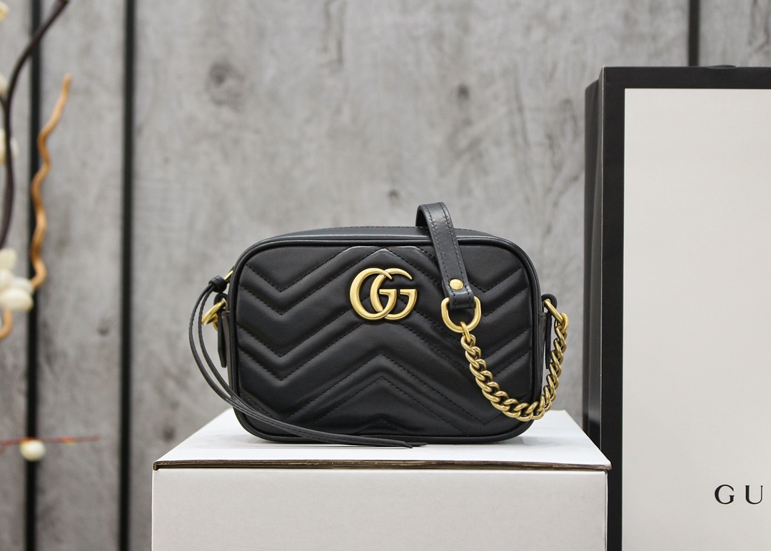 Wholesale Luxury Gucci Gg Marmont Matelasse Mini Bag 448065