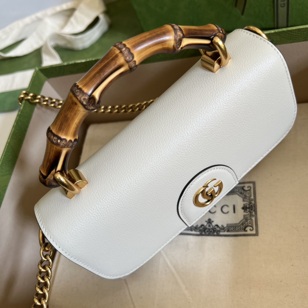 Wholesale Luxury Gucci Gg Small Top Handle Bag With Bamboo 675794 - Image 3