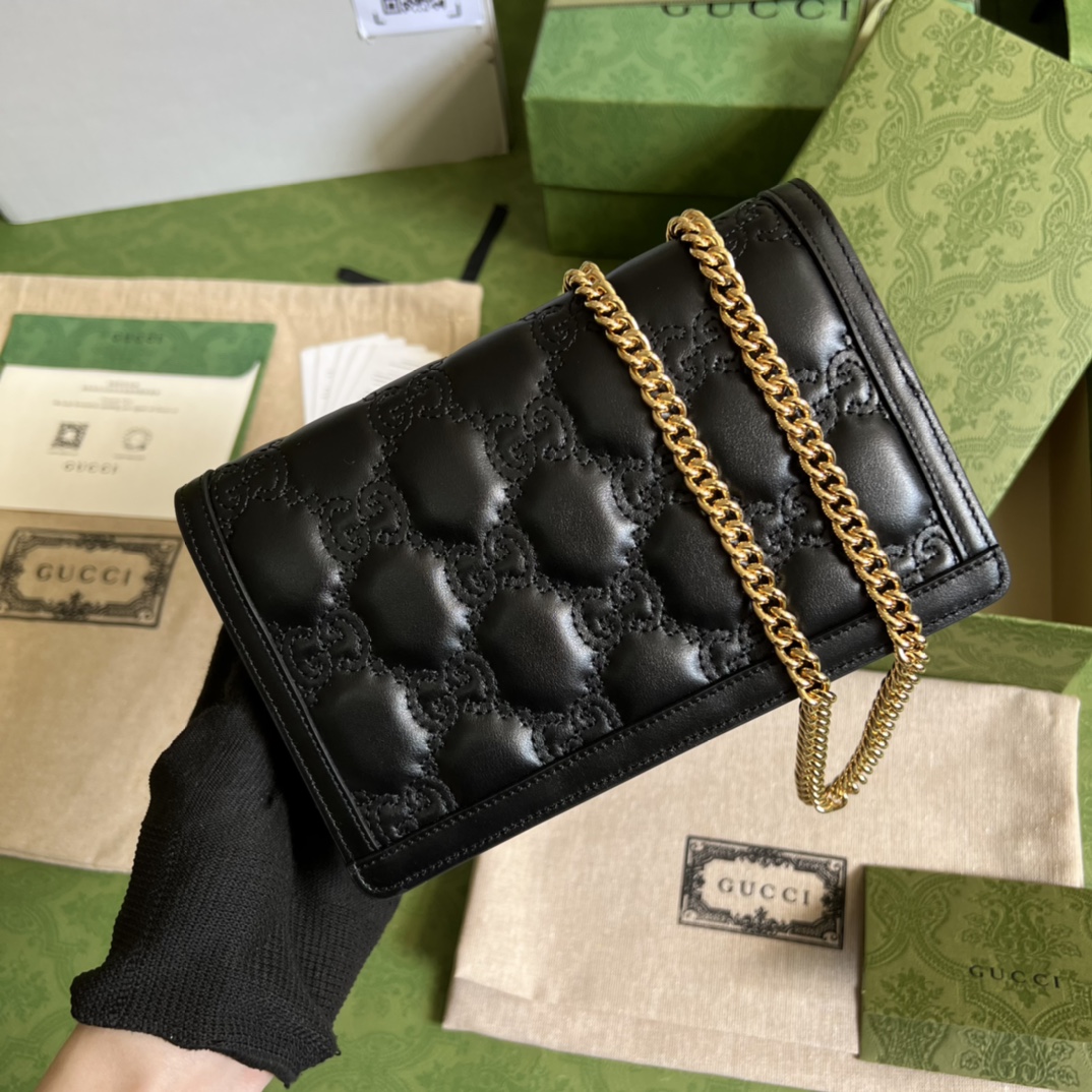 Wholesale Luxury Gucci Gg Matelasse Chain Wallet 723787 - Image 9