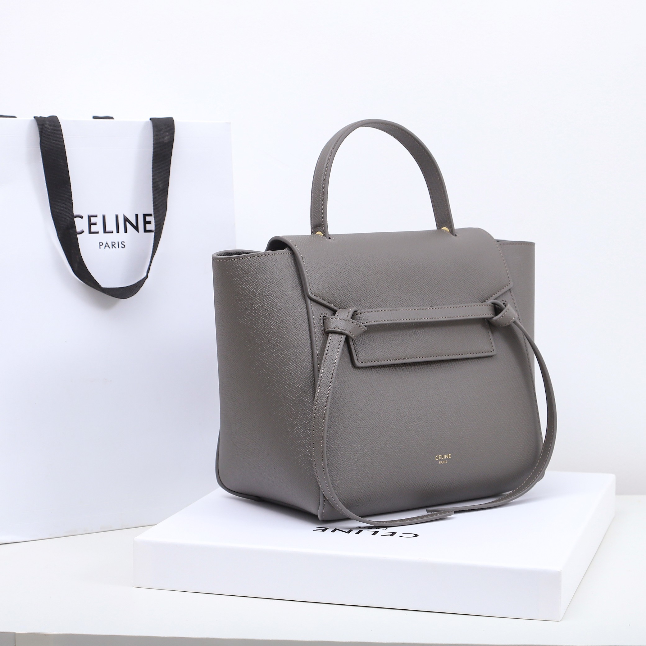Wholesale Luxury Celine Luggage Handbag In Drummed Calfskin 189023 - Image 7