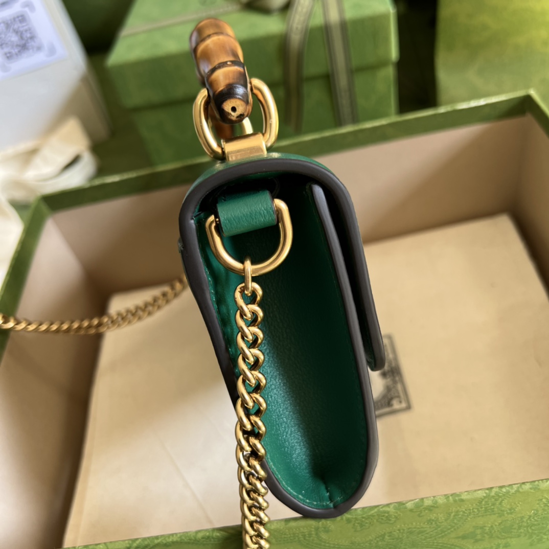 Wholesale Luxury Gucci Gg Small Top Handle Bag With Bamboo - Image 3