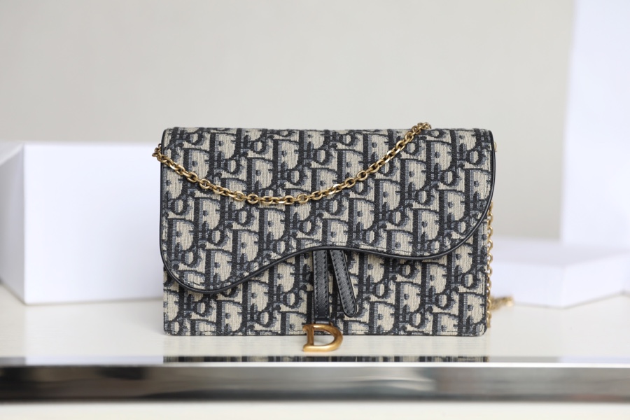 Wholesale Luxury Dior Saddle Pouch Blue Dior Oblique Jacquard S5620Ctzq_M928 - Image 6