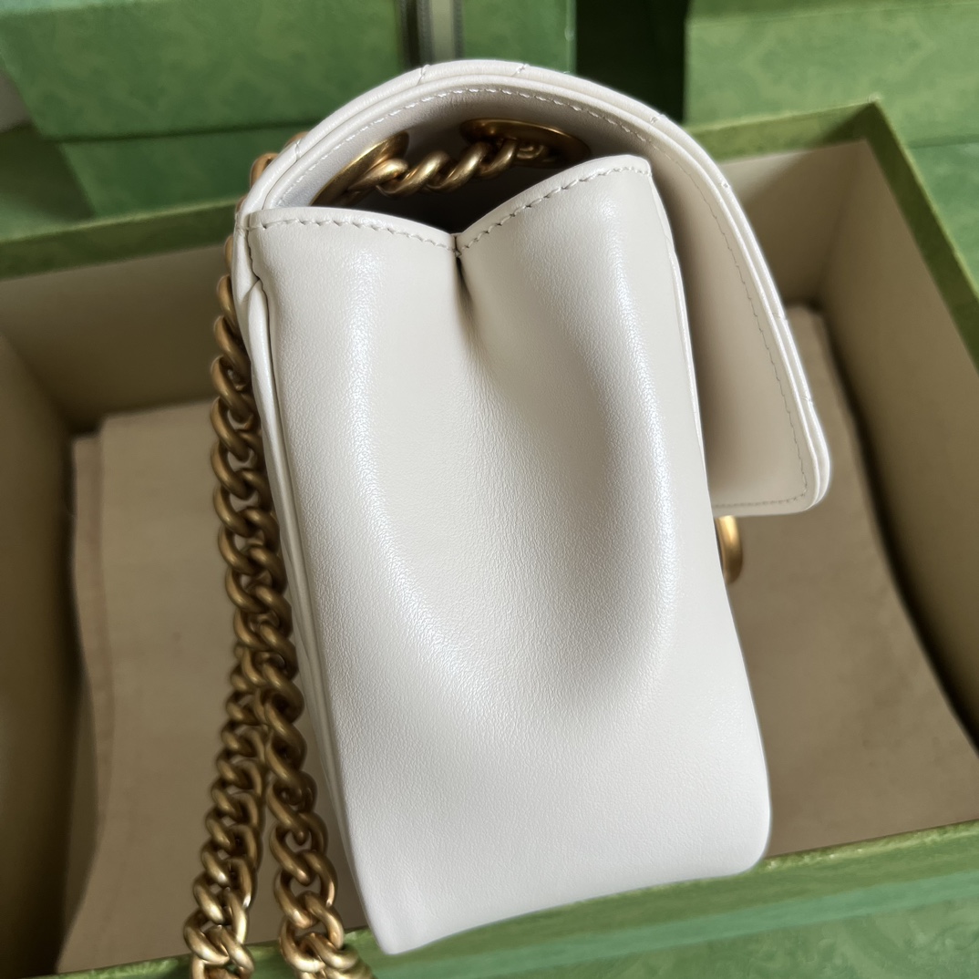 Wholesale Luxury Gucci Marmont Gg White 739682 - Image 6