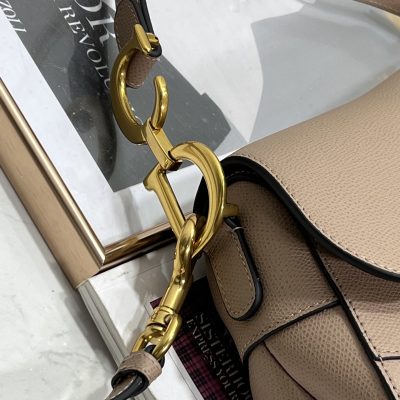 Alternative view of Wholesale Luxury Dior Saddle Bag Sand Pink Grained Calfskin M0455Cbaa_M84P