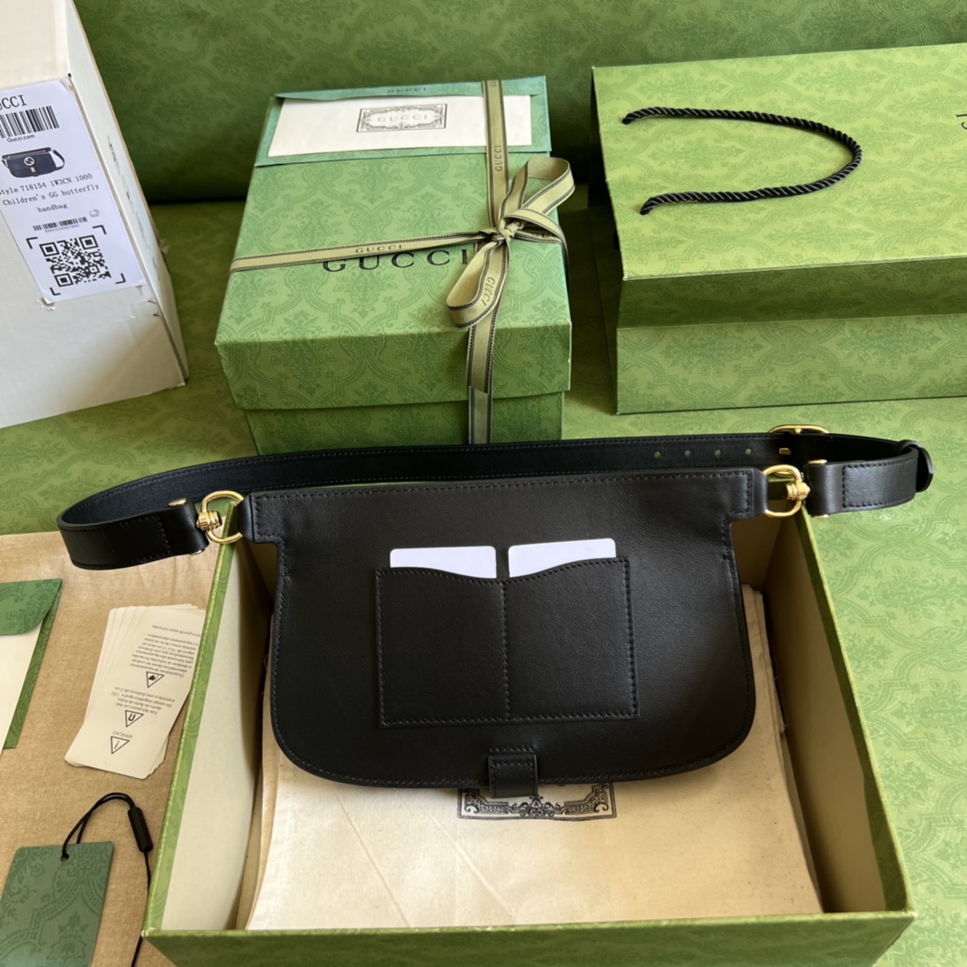 Wholesale Luxury Gucci Blondie Belt Bag Black 718154 - Image 9