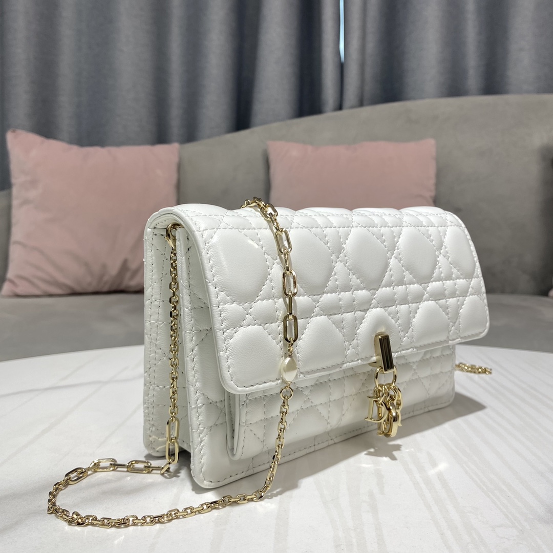 Wholesale Luxury Dior Lady Dior Chain Pouch S0937Onmj_M030 - Image 5