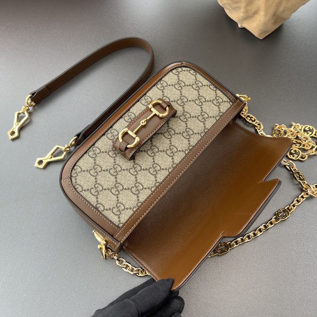 Wholesale Luxury Gucci Horsebit 1955 Shoulder Bag 735178 2Tcg8563 - Image 4