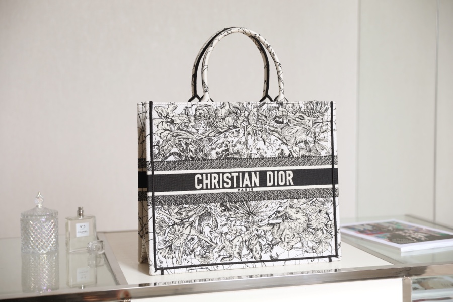 Wholesale Luxury Dior Book Tote Pink Toile De Jouy Embroidery