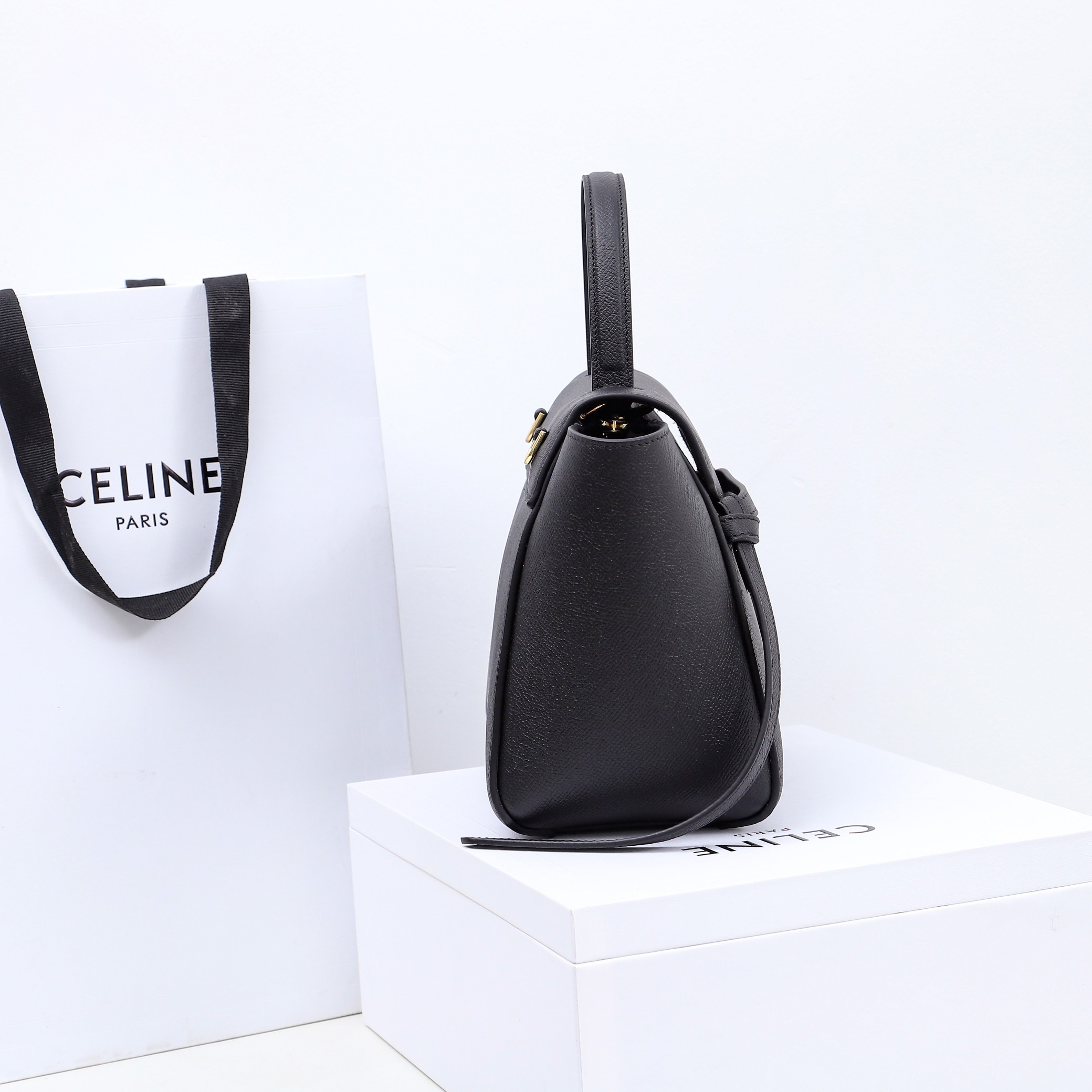 Wholesale Luxury Celine Luggage Handbag In Drummed Calfskin 189143 - Image 5