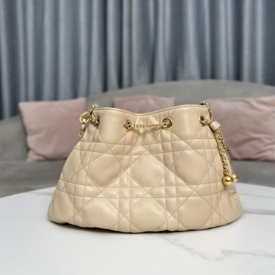 Wholesale Luxury Dior Medium Ammi Bag Sand Pink Supple Macrocannage Lambskin M22566Fbe_M84P