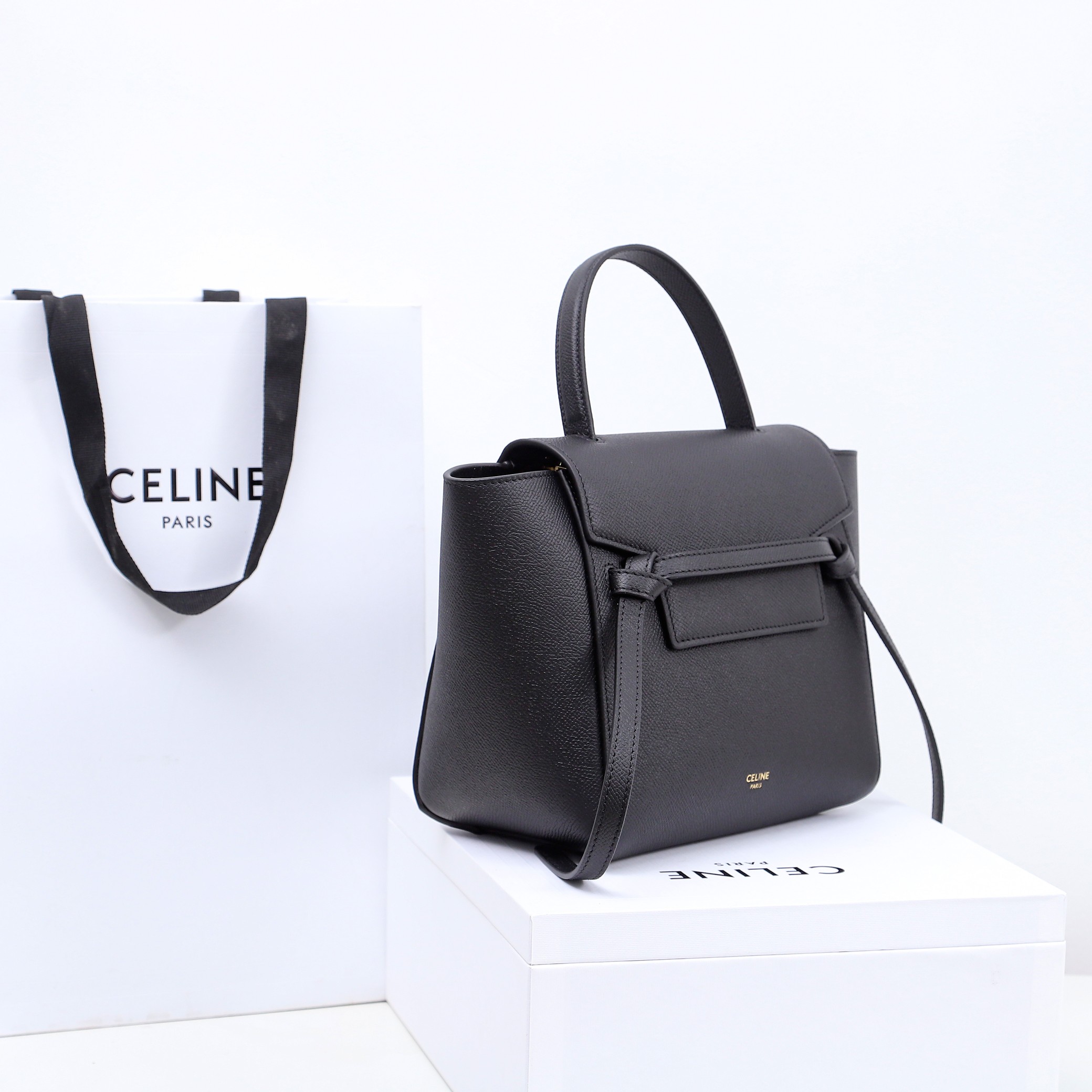 Wholesale Luxury Celine Luggage Handbag In Drummed Calfskin 189143 - Image 6