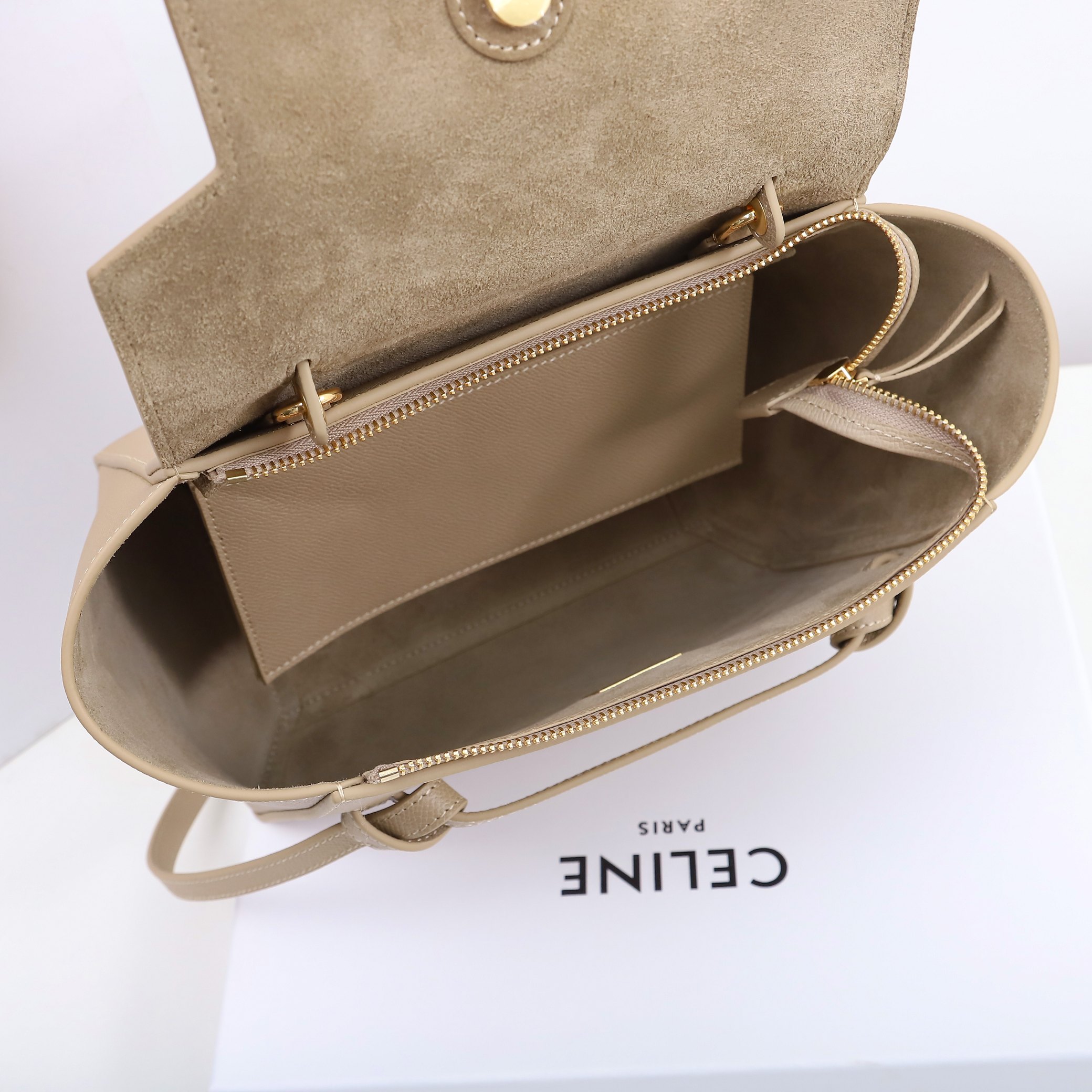 Wholesale Luxury Celine Luggage Handbag In Drummed Calfskin - Image 8