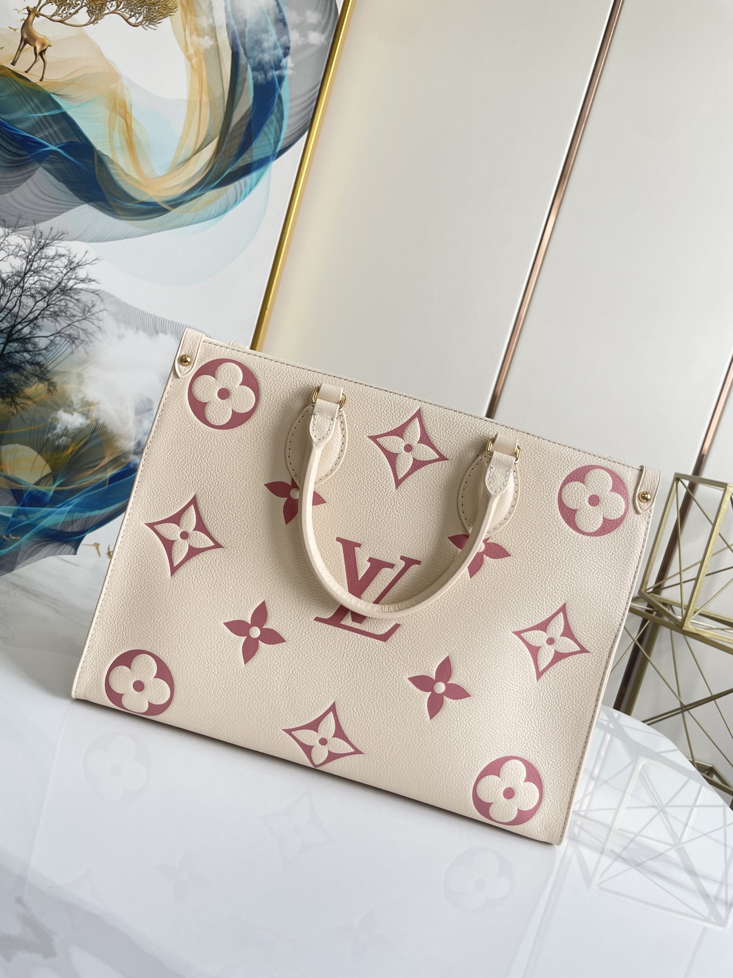 Wholesale Luxury Louis Vuitton Onthego Mm Tote Bag M21575 - Image 7