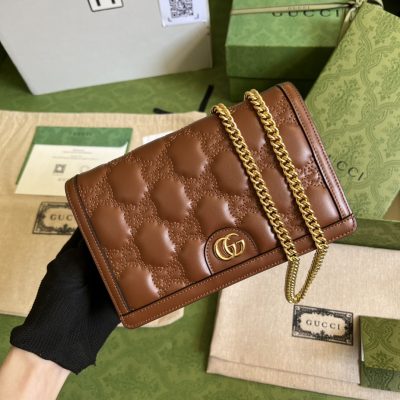 Wholesale Luxury Gucci Gg Matelasse Chain Wallet 723788